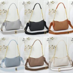 Evening Bags Women's Casual Designer Wedding Date Leather Handbag Letter Metal Triangle Shoulder Bag Street Shopping Messenger Backpacks 1111