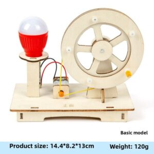 Scientific experiment, hand cranked power generation, DIY toys, handmade materials, packaging, technology, small production, children's primary school, children's gifts