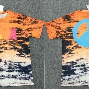 Men's T-Shirts Designer American retro quirky printed T-shirt for men and women, trendy high street loose fit