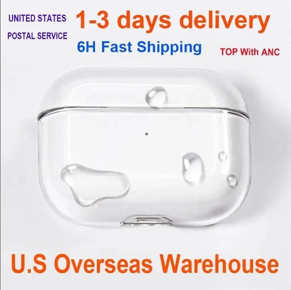 USB-C For Airpods Pro 2 Airpod 4 3 Earphones Solid Silicone Cute Protective Cover Wireless Charging Box Shockproof Case