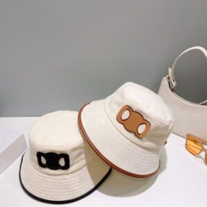 Designer Summer Bucket Hat Fashion Women's Stingy Brim Hats Casual Simple Caps 2 Options