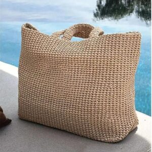 Straw Bag Luxury Triangle Handbags Designer Tote Bags Womens Weave Raffias Top Handle Beach Bag Shopper Weekender Clutch Mens Fashion Crossb