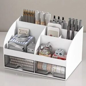 practical desktop storage box creating a clean office environment