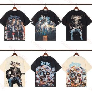 godspeed shirt designer shirt woman mens designer t shirt vintage print summer high street short sleeves for men women cotton baggy fashion top t shirt Size S-XL