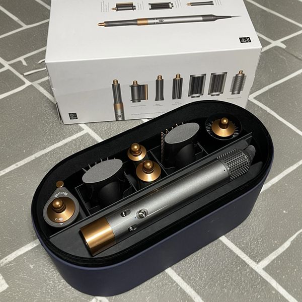 Designer Hair Curlers Multi Function Electric Curler Professional Air Wrap Women Adjustable Temperature Hair Tool Hair Curlers With Gift Box Negative ion 7-in-1 Set