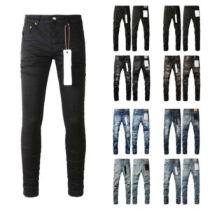 designer skubi Jean for mens womens denim Trousers Men Black High Straight Retro Streetwear Casual Sweatpants Joggers ksubi jean purple hole Pants Jeanse 5F