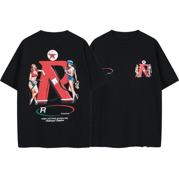 REP Casual Comfort Fit Tee Featuring Unique Lettered Pattern