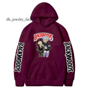 New Backwoods men's and women's printed pullover hoodie sportswear Korean style clothing casual and fun tops for boys and girls 102