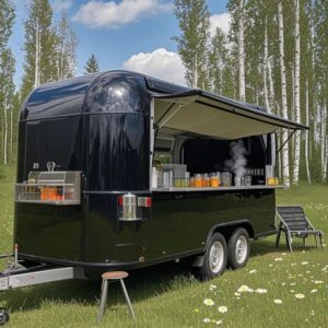 Stainless steel customization Street Fast Food cart Outdoor Coffee Camping Trailer Mobile Food Truck for Sale