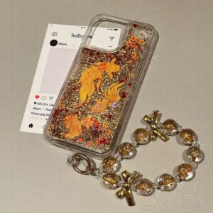 Fa Cai Koi Apple 16ProMax Mobile Phone Case iPhone15Pro New Year 13 Women 12 Soft Set 14 Quicksand 11