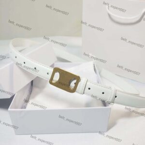 High Quality belts for women designer Cowskin Leather Black Brown White Belt Womens fashion belt Width 2.5cm