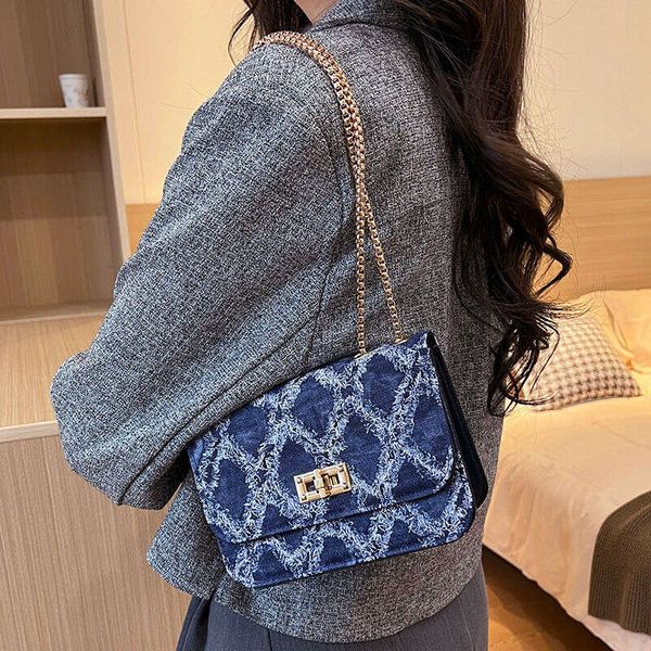 free shipping mini bag 2025 New Cowboy Style Mobile Women Summer Mini Luxury Chain Small Bag Single Shoulder Crossbody Bag for Women