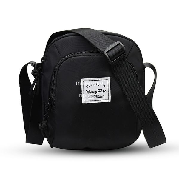 New simple trend sports riding crossbody bag lightweight solid color single shoulder bag Korean version all match mobile phone small bag