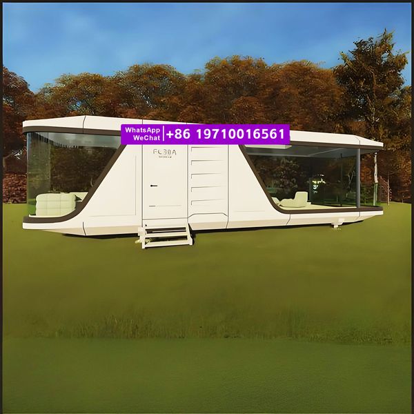 Modular Container Houses Prefabricated Home Low Cost Pre Fab Homes Space Capsule House Eco-Friendliness Leak Proof Good Quality