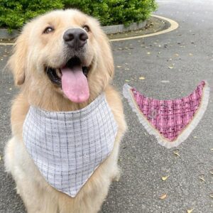 Designer Collar Designer Dog Supplies Luxury Adjustable Triangular Bandage For Pet Dog Collar Bibs Dog Apparel Accessories