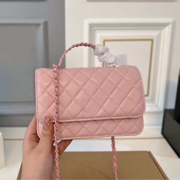 Mini Dismond Chain Bags Woman Handbag Designer Shoulder Bag Crossbody Phone Bag Lady Purses Leather