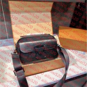 5A Top Quality 2024 Quality Genuine Leather designer bags 3pcs Detachable Trio black Messenger Bags Men Crossbody 3 in 1 Set women Shoulder