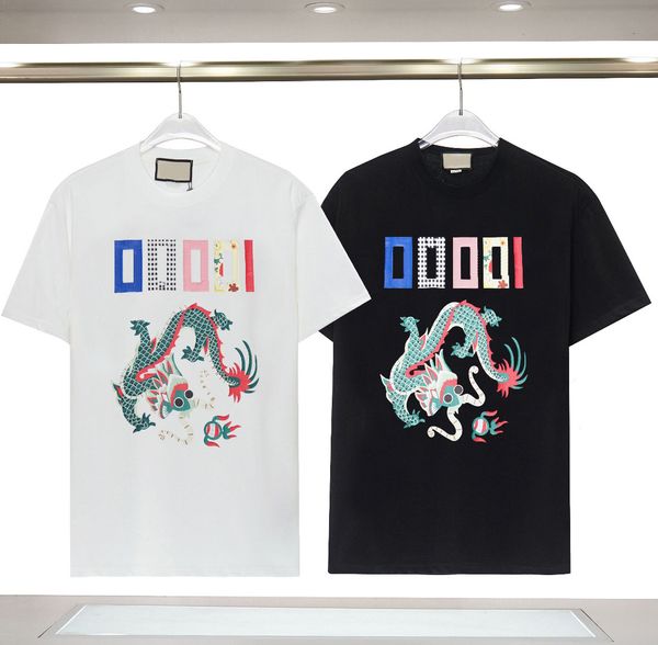 Women's T-Shirt summer tops mens short sleeve fashion t shirt classic letter print round neck breathable couple T-shirt Size S-2XL