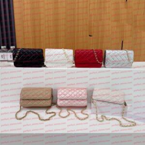 Designer Bag Women's Bag Square Chubby Bag Square Chain Bag Hand-Held Bag Single Shoulder Crossbody Bag Diamond Grid Pattern