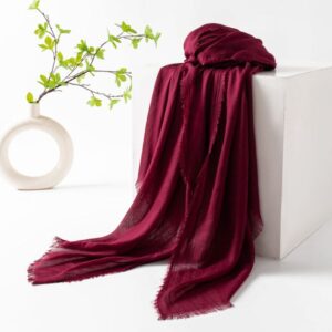 1-522 Autumn and winter solid color versatile cashmere scarf for men and women thickened