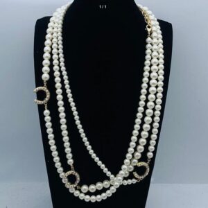 Charm Womens Pendant Necklace Designer Brand Gold Plated Necklace Classic Luxury Gift Pearl Necklace Vintage Design Gifts Jewelry