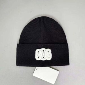 designer beanies for women thermal winter hat fall ski cap classical luxury black hat 02