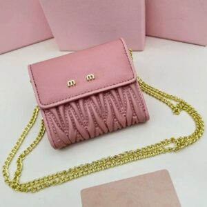 Designers Woman Wallets Fashion Bags Coin Pouch Credit Card Holder High Quality Genuine Leather Sheepskin Gold chain bags Cardholder Woman Wallet Luxury Crossbody