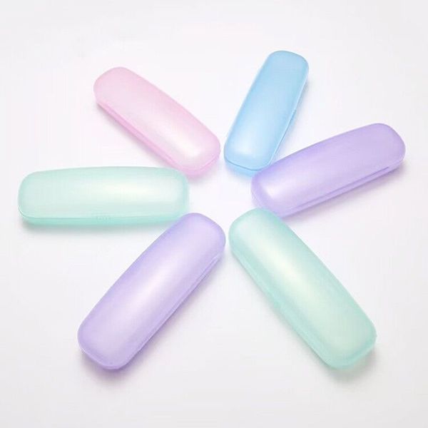 Protective travel eyewear storage case - Compact and stylish with a wide range of colors. Transparent multi-color portable - Suitable for protecting glasses.