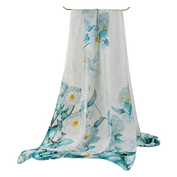 Early summer silk scarf long silk scarf --881640