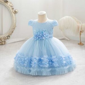 Girl's Dresses 2024 New High Quality Girls' Evening Princess Year End Flower Girl Dress