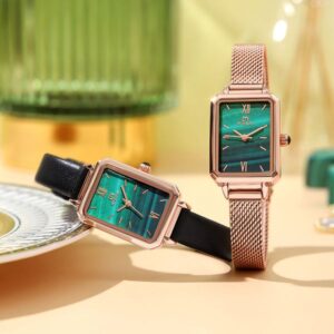 Designer Watch Women Watch Luxury Watch Small Wrist Rose Gold Classic Square Watches for Women with Roman Numerals Ladies Casual Dress Watch M-2023L