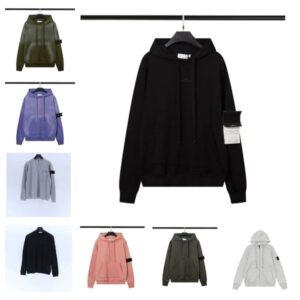 designer mens hoodie zip up hoodie stone sweatshirt womens hoodies hooded cross badge armband Correct letter sign Long Sleeve Hooded Pullover Street Hoodies Top
