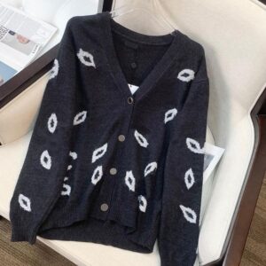 Cardigan sweater designer knitwear women's sweaters autumn and winter high-quality Sweatshirt fashion women's clothing senior S-L