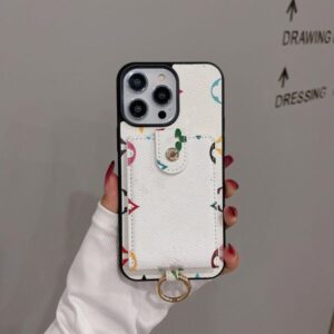 Women Crossbody Phone Designer for Apple iPhone Pro Max 14 13 12 15 16 Plus 11 Card Holder Fashion murakami wallet Case Cover