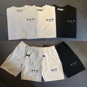 Men's Tracksuits Designer T Shirts and Shorts Sets Fashion Letter Printing Casual Loose Style Wear