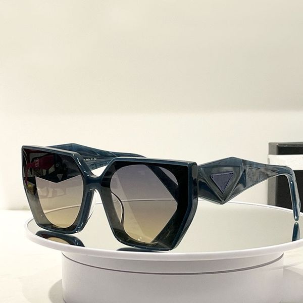 Hot new Womens Designer Sunglasses Enamel Craft Triangle Logo Womens retro brand Cat eye Sunglasses UV400 Protective Polarizing Lens 82WS with box