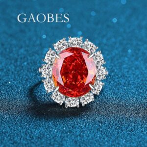 Chic Feminine Adornment Crafted from Premium .925 Silver, this Ornate Ring Highlights Unique Flora Motif Complemented by Exquisite Semi-Precious Jewels