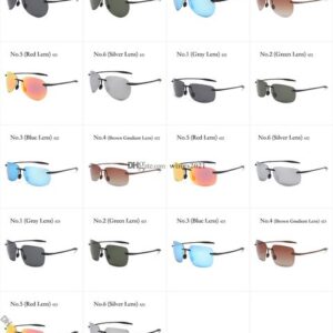 Designer Men's Sunglasses Frameless Cycling Glasses With UV400 Protection, High-Quality Polarizing Lenses, TR-90 & Silicone Frame, Store/21417581