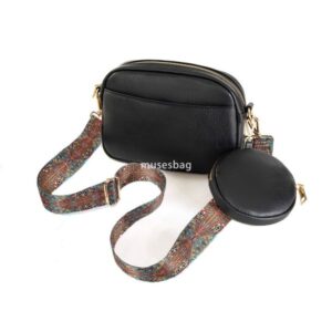 Western style women's high-end new retro style detachable shoulder strap with zero wallet casual PU lightweight and practical crossbody bag cross-border women's bag