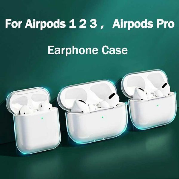 Silicone Transparent for Earphone Case Protective 3 2 1 Pro Cover M240827