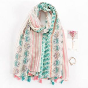 Sunscreen ethnic style dual-use scarf –85021