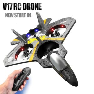 V17 UAV RC Aircraft 2.4G Remote Control Fighter EPP Foam Plane Electric Outdoor Stunt Glider Toy