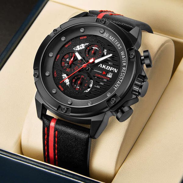 Brand Generation Multi functional Luminous Sports Timing Men's Quartz Watch