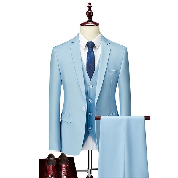 H369 Men's business casual suits wedding groom suits