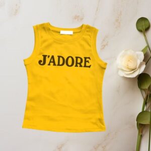 Summer women's sleeveless T-shirt vest, round neck pure cotton T-shirt, slim fit, fashionable and versatile trendy top df