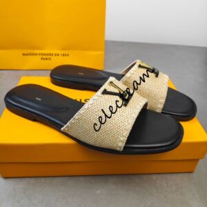 New Designer Sandals Classics Old Flower Slides Brown Slippers Womans Sandals Letter Peep Toe Shoes Indoor Home Outdoor Women Shoe size 35-45