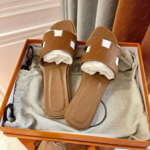 designer slippers platform slides women sandale oran sandals men slipper shoes bottom fur flip flops summer casual beach sandals real leather top quality with box 10