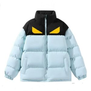 Designer Eyes Mens Downs Coats Luxury Mens Jackets Down Embroidered Windbraker Hooded Down Jacket High Street Bomber Wind Jacket Tops S-5XL