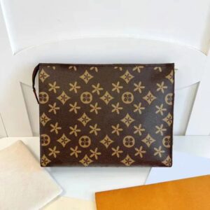 Cosmetic Designer Bag POCHE TOILETTE Men's wash pouch makeup tote toiletry Bag man handbag Briefcase Cross Body top quality Women'