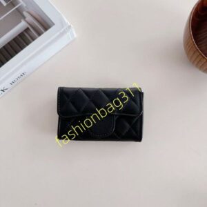 Designer wallet Luxury wallet card holder porte carte high-quality card holder new trendy clipgenuine leather texture Purse small coin purse for women golf wallet